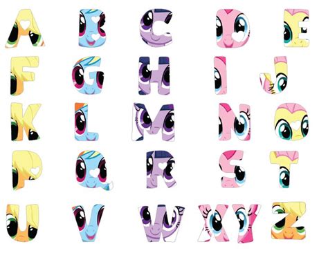 Download 202+ My Little Pony Alphabet Creativefabrica